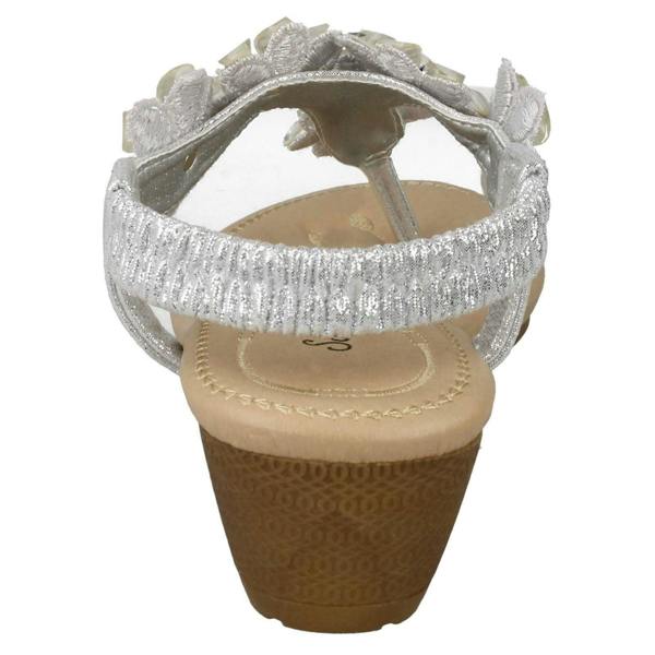 Savannah Ladies Savannah Mid Wedge Toepost Sandals