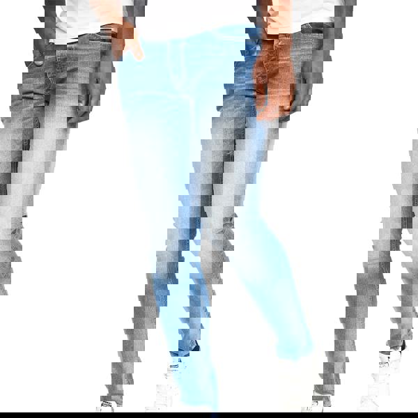 Crosshatch Mens Barbeck Slim Jeans - Light Wash - 