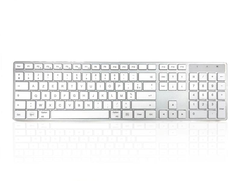 Accuratus 301 Apple Mac Wireless Multi-Device - Dual Bluetooth 5.2 & RF 2.4GHz Wireless Multi-Device Multimedia Apple Mac Slim Keyboard