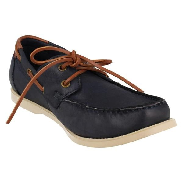 Thomas Blunt Mens Thomas Blunt Lace Up Leather Deck Shoes A2222