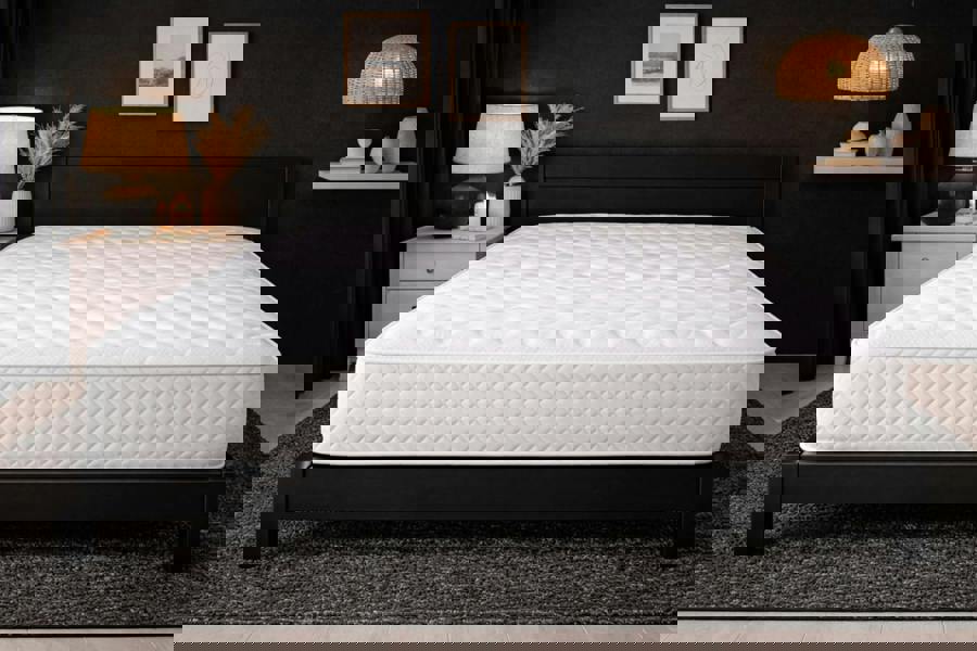 Nexus Mattress Luxury Damask Memory Foam Sprung Mattress - 10 INCH