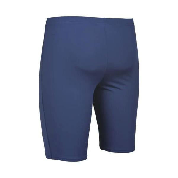 Navy blue Arena Team Solid Swim Jammer with ribbed waistband