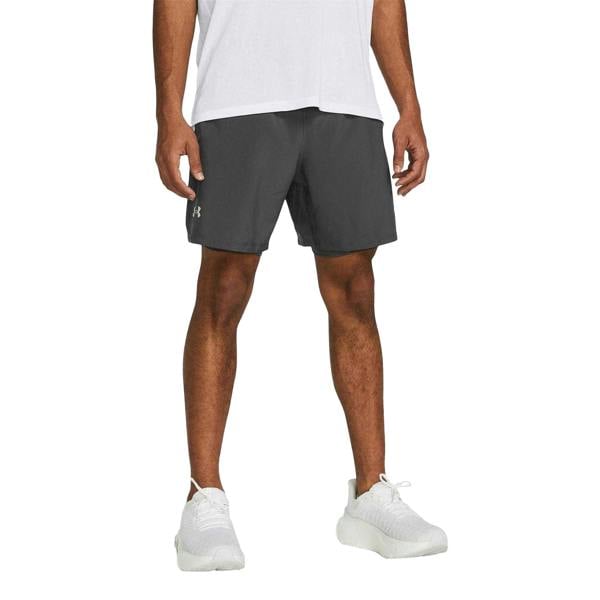 Under Armour Mens Launch Running Shorts - Castle Rock Grey - 