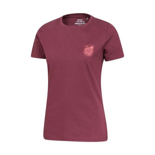 Mountain Warehouse Womens Scotland Lightweight T-Shirt - Burgundy