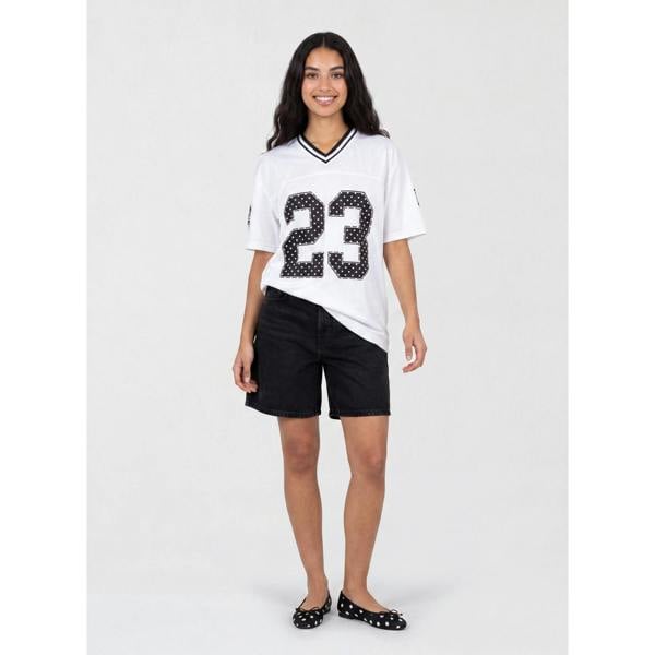 Pink Vanilla Polka Dot Detail Sports Jersey