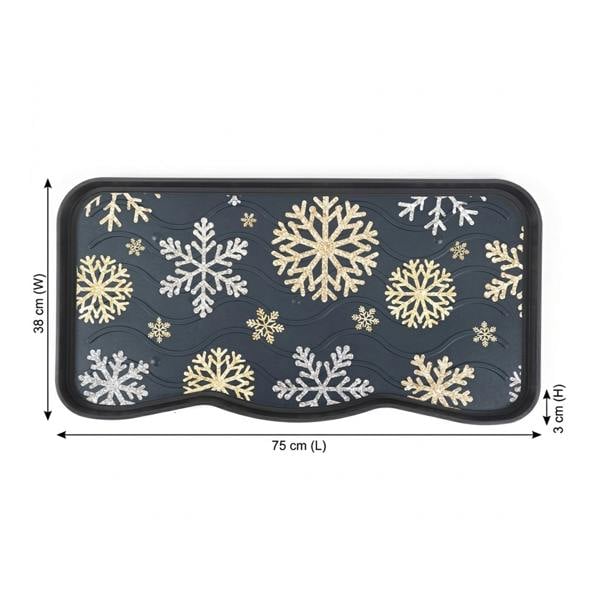 Nicoman Shoes, Boots & Wellies Tray - Snowflakes