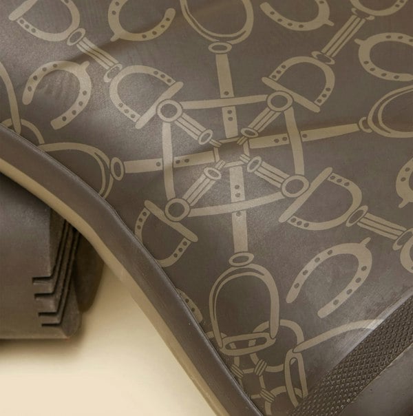 Joules WELLY PRINT Womens Wellington Boots Brown