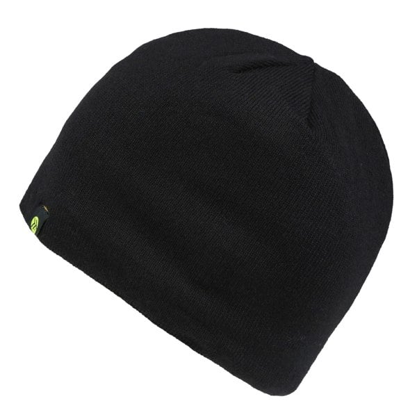 Regatta Mens Waterproof Beanie - Black/Lime Green