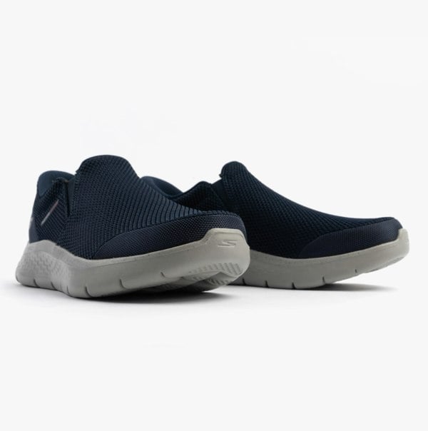 Skechers GO WALK FLEX - OJAI Mens Trainers Navy/Grey/Pink