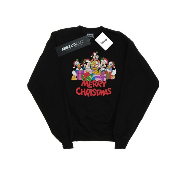 Disney Boys Mickey Mouse And Friends Christmas Sweatshirt - Black