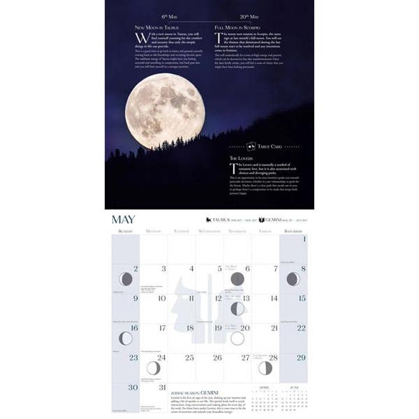 Living by the Moon Calendar 2027, Wall Calendars, Month To View, Lifestyle, Gift