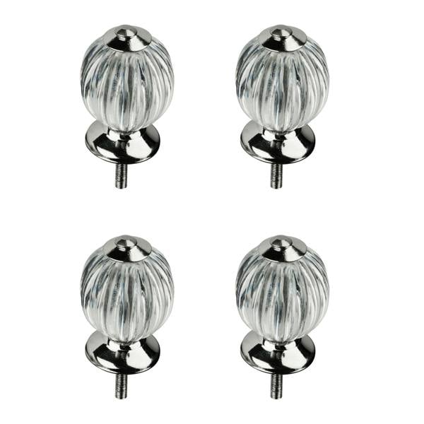 Set of 4 Chic Vintage Style Acrylic Drawer Knobs
