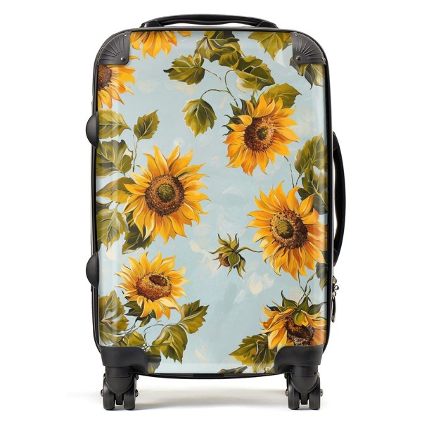 Warren Reed Summer Sunflowers Suitcase