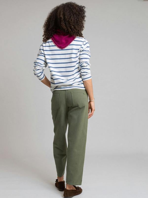 Kite Womens Organic Baiter Barrel Leg Jeans Dirty Olive