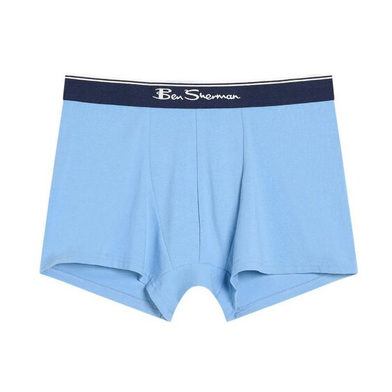 Ben Sherman Mens Mod Signature Stripes Boxer Shorts (Pack of 3) - Blue
