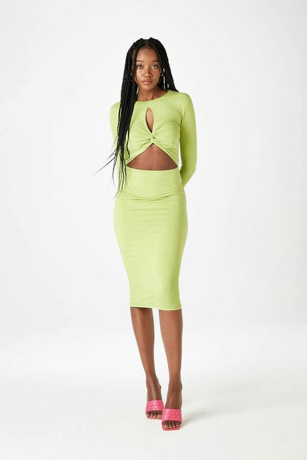 Urban Bliss Bali Twist Cut Out Midi Dress