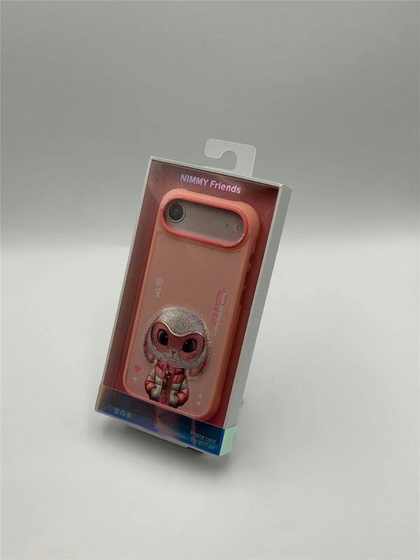 Nimmy Friends Nimmy Cool & Cute 2.0 Rabbit Case with MagSafe for iPhone 17 Air 6.5" Pink - N-KMLL-IP17-AIR-08-A