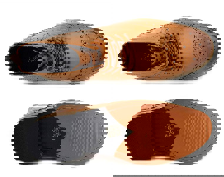 Frank James Kensington Mens Lace Brogue Leather Boots