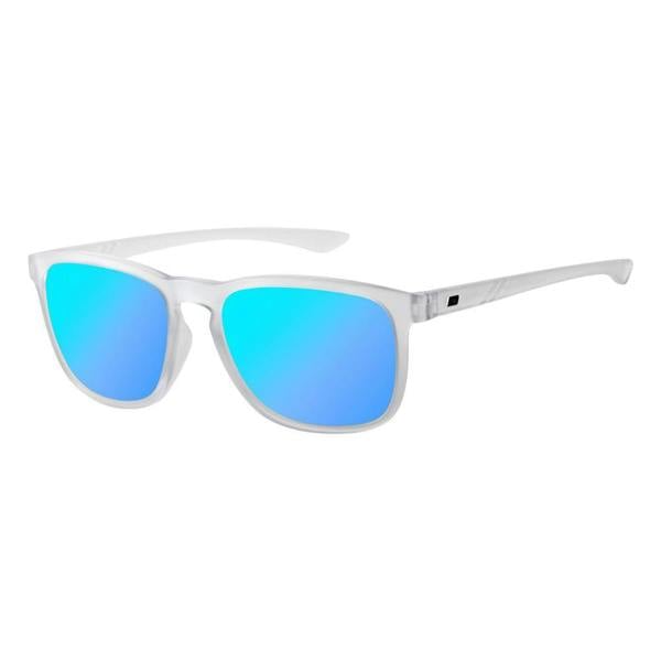 Dirty Dog SHADOW - Satin Crystal with Polarized Ice Blue Mirror Lens