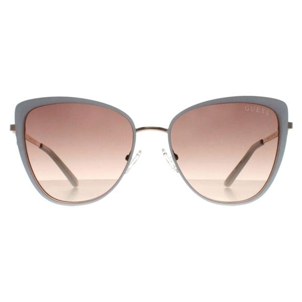 Guess Sunglasses GF6141 21F White Brown Gradient