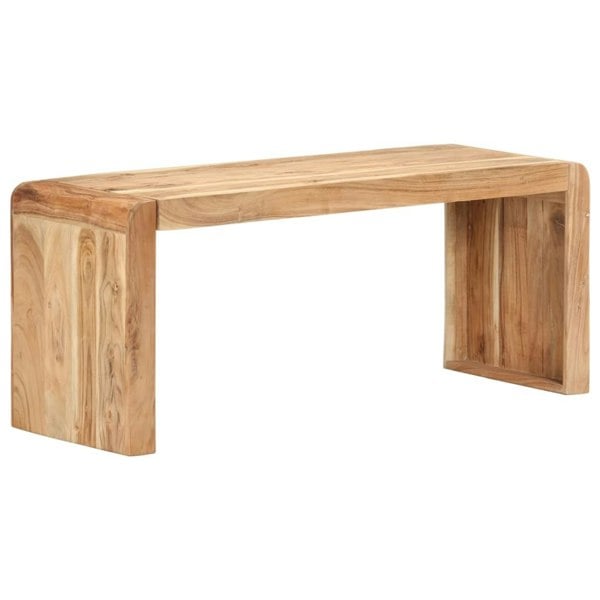Berkfield Bench 110x38x46 cm Solid Acacia Wood