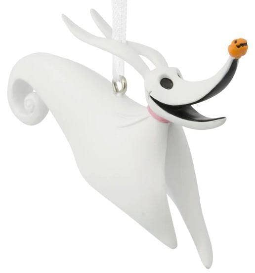 Disney: Nightmare Before Christmas - Zero the Ghost Dog with Candy Cane Christmas Tree Ornament