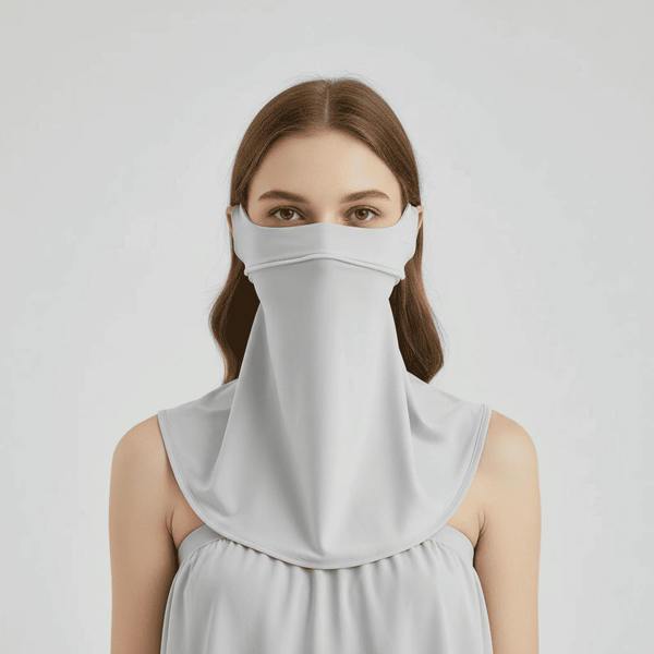 Anniou Summer Face Cover UPF 50+ - Light Grey - One size