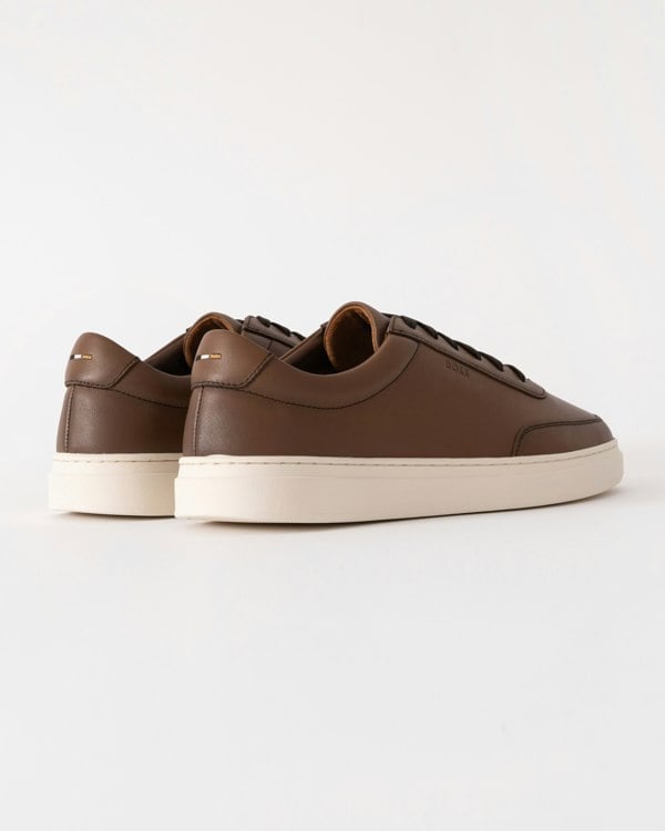 BOSS Orange Kieran Tennis Trainers - Medium Brown 210