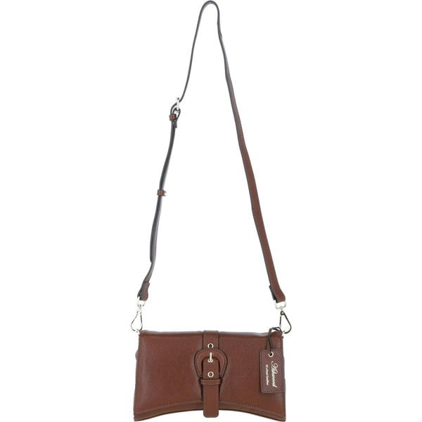 Stylish Real Leather Crossbody Bag: 64179