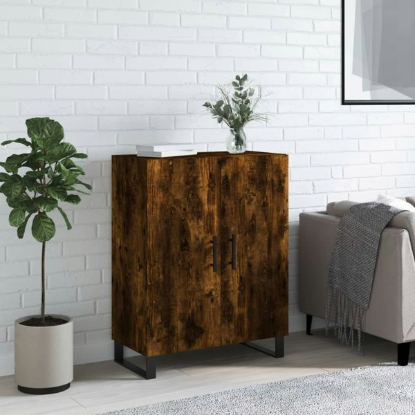 Berkfield Sideboard Smoked Oak 69.5x34x90 cm Engineered Wood