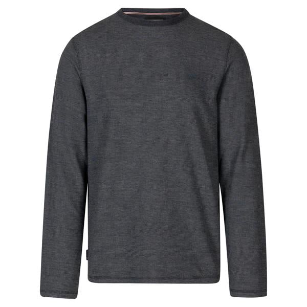 Trespass Mens Calverley Sweatshirt - Dark Flint Marl - 