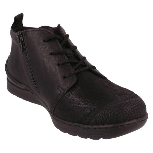 Rieker Ladies Rieker Wide Fit Ankle Boot 48992