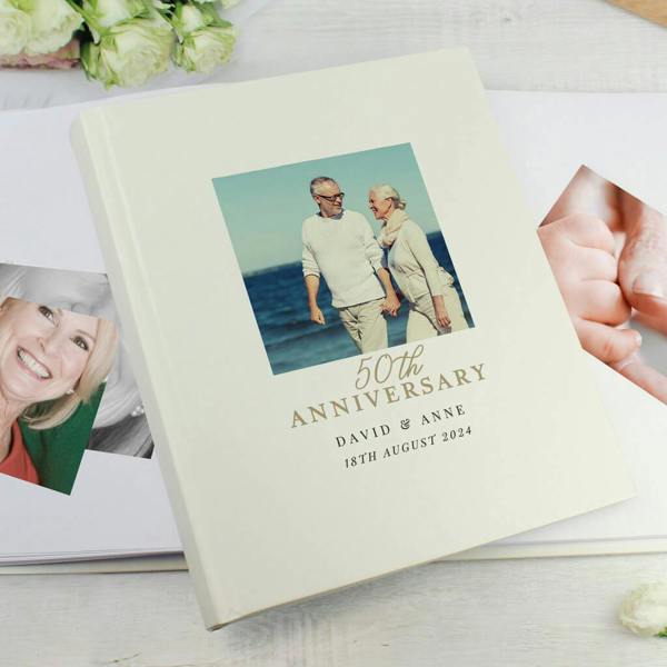 Abode Home & Gifts Personalised 50th Anniversary Album