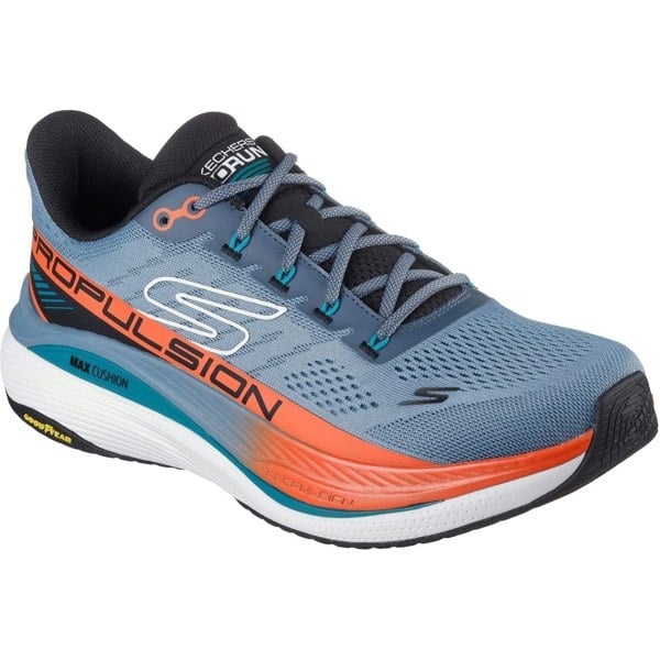 Skechers Performance Max Cushioning Propulsion Textile Men's Slate Trainers