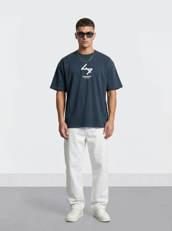 London Attitude Japanese inspired Oversized Heavyweight Cotton T-Shirt