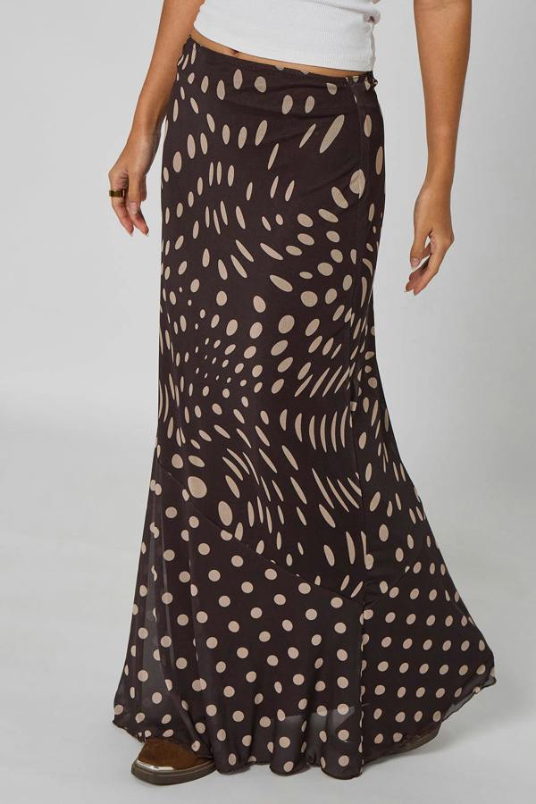 Urban Bliss Mixed Spot Skirt