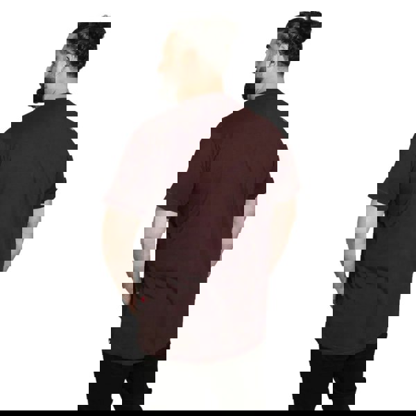 Duke Mens D555 Barnsley Guitar Kingsize T-Shirt - Burgundy Twist