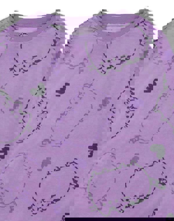 Pusheen Girls Purple All Over Print Long Sleeve Long Leg Pyjama Set