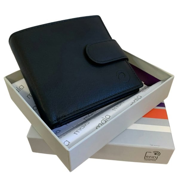Mala Leather Leather Wallet with Coin Pocket & RFID Protection