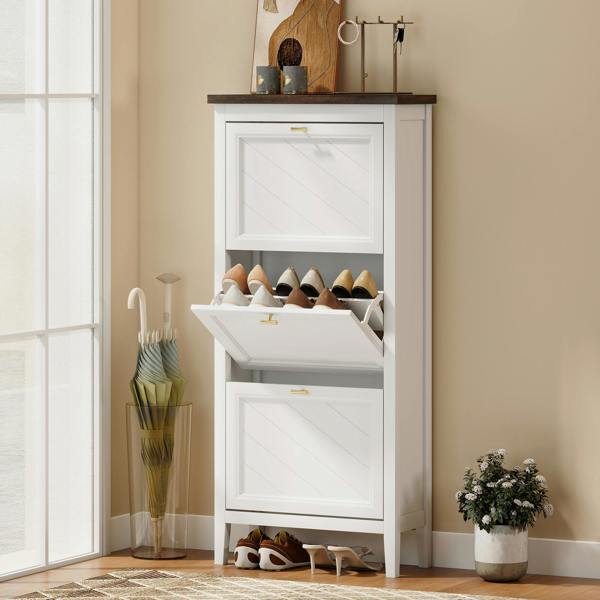 Flip-down Shoe Cabinet