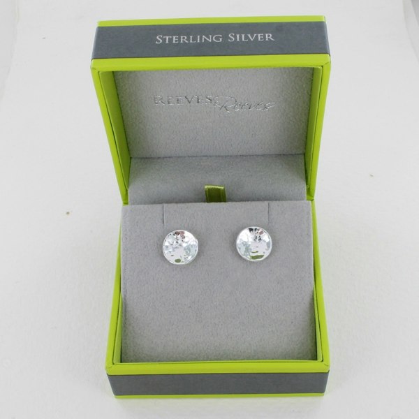 Sterling Silver Single Popcorn Earrings - Reeves & Reeves