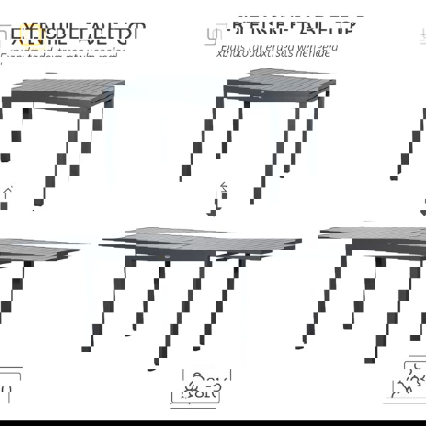 Extendable Outdoor Dining Table