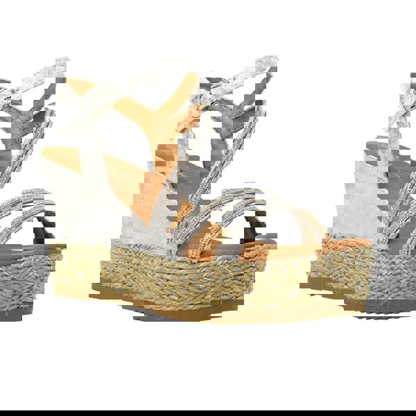 Lunar Womens/Ladies Fern Sandals - Silver - 