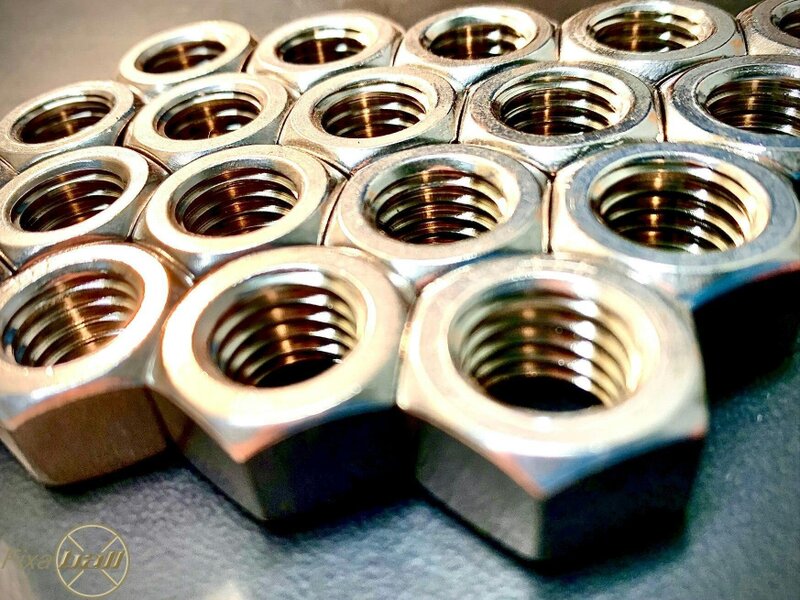 Fixaball UNC Full Hex Nut A2-70/ 304 Stainless Steel DIN 934