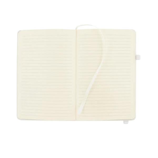 MidOcean Leather A5 Notebook - White - 
