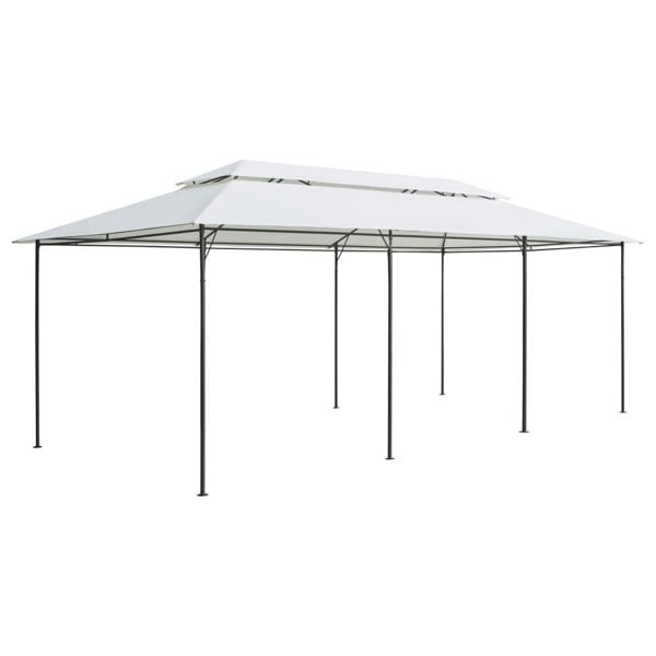 Berkfield Gazebo 600x298x270 cm White 180g/ma_