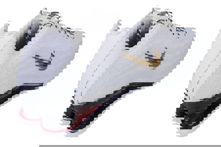 Nike Shox Z Womens Trainers Hq7540  100 - White Metallic Gold 100 - Photo 2