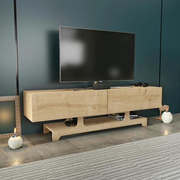 Decorotika Tera Modern TV Stand TV Cabinet for TV's up to 72"