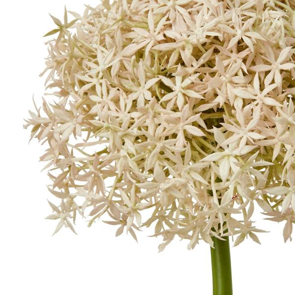 Wyld Haus Set of 3 Artificial Flowers Pink Giant Allium Stems