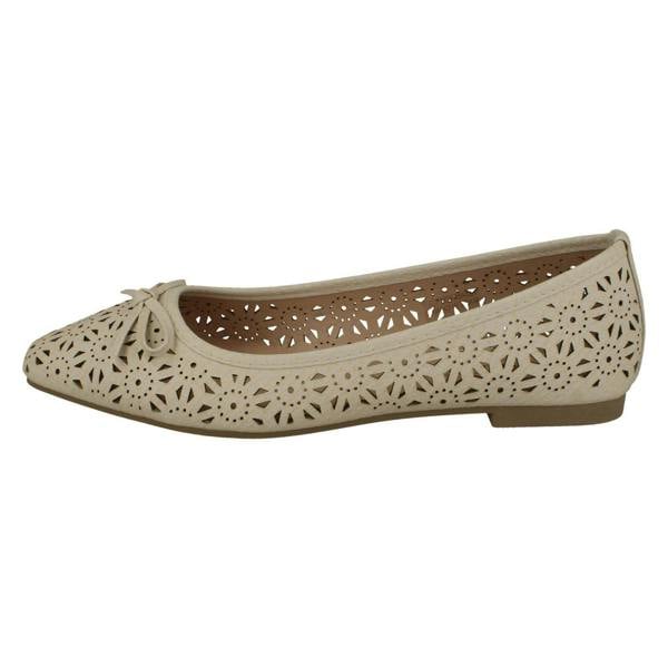 Spot On Ladies Spot On Ballerina Flat Shoes F80460